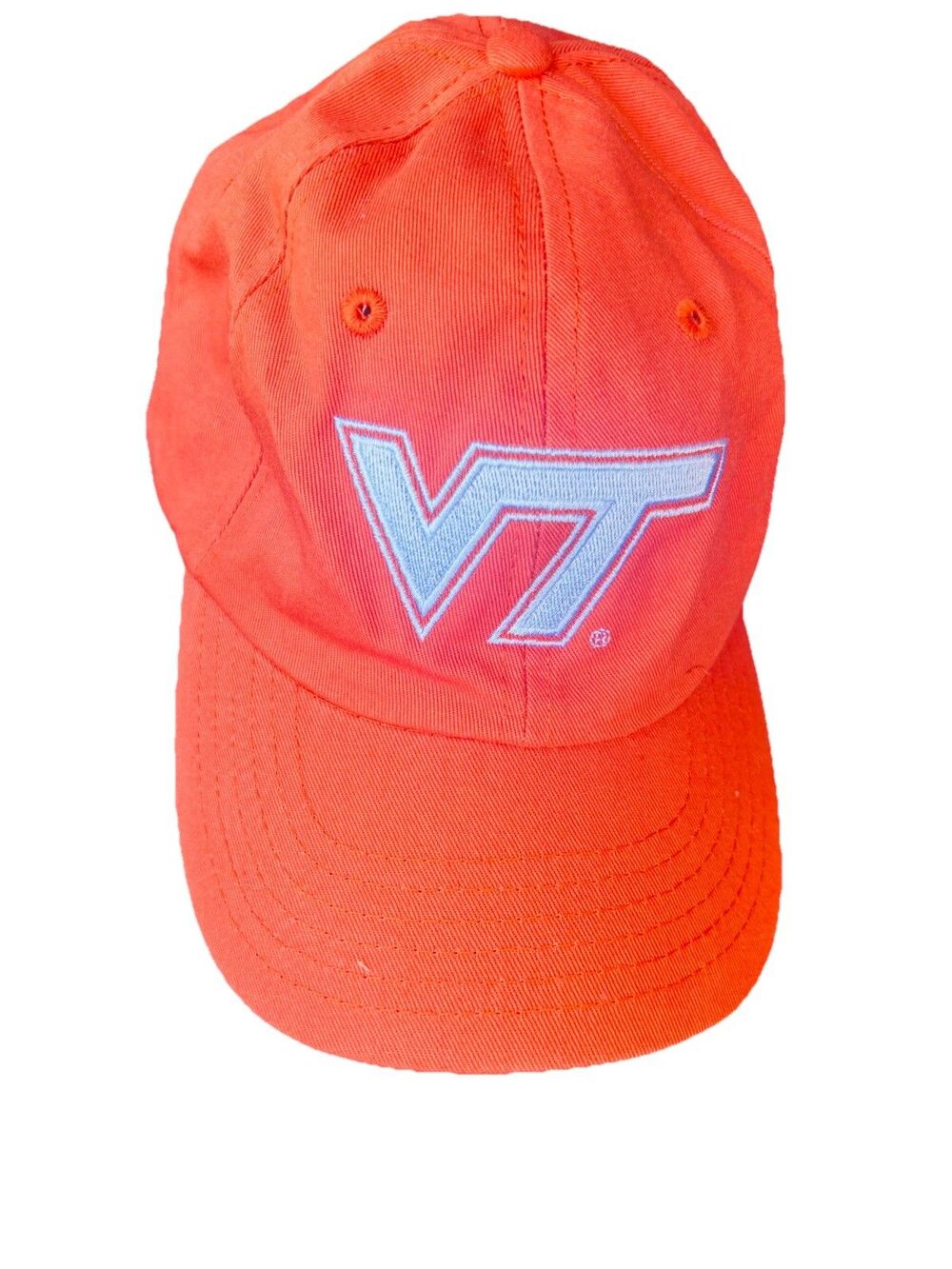 Virginia Tech Hokies VT Orange Event Staff Adjustable Hat Cap NCAA Embroidered